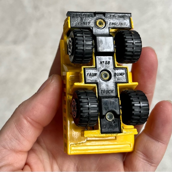 🎈2/$30 - Vtg MATCHBOX Superfast No. 58 FAUN DUMP TRUCK. ©️1976. - Picture 7 of 7